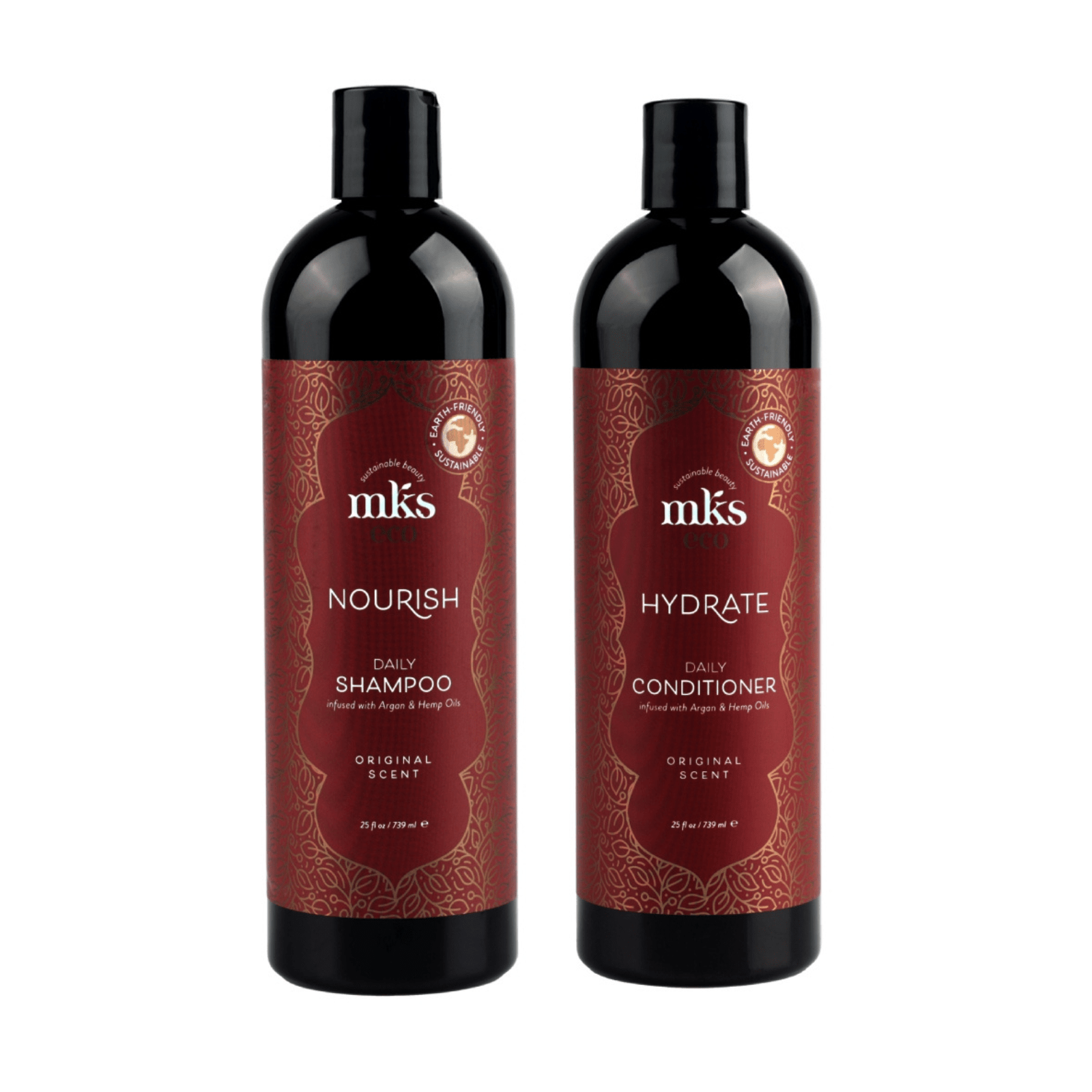 MKS Eco Nourish shampoo and conditioner 739ml Duo - Ultracuts